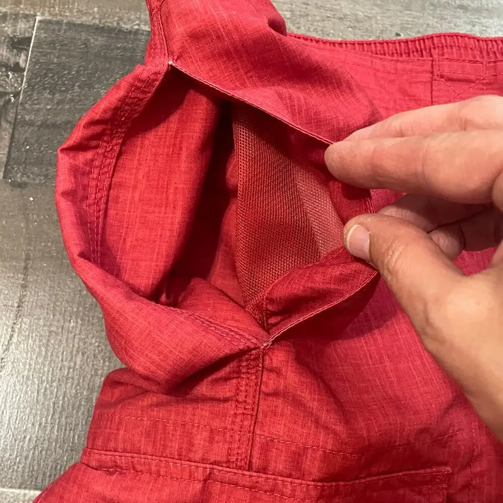 Chaps Men’s Swim Trunks Board Shorts Drawcord Waist Size XXL Red